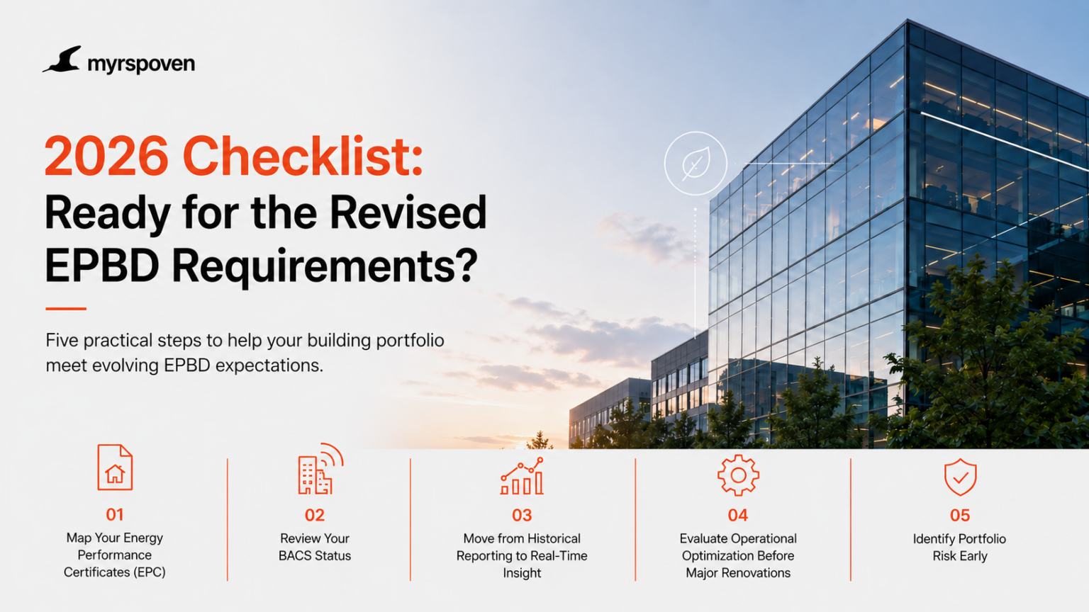 2026 EPBD checklist for commercial building portfolios and energy optimization